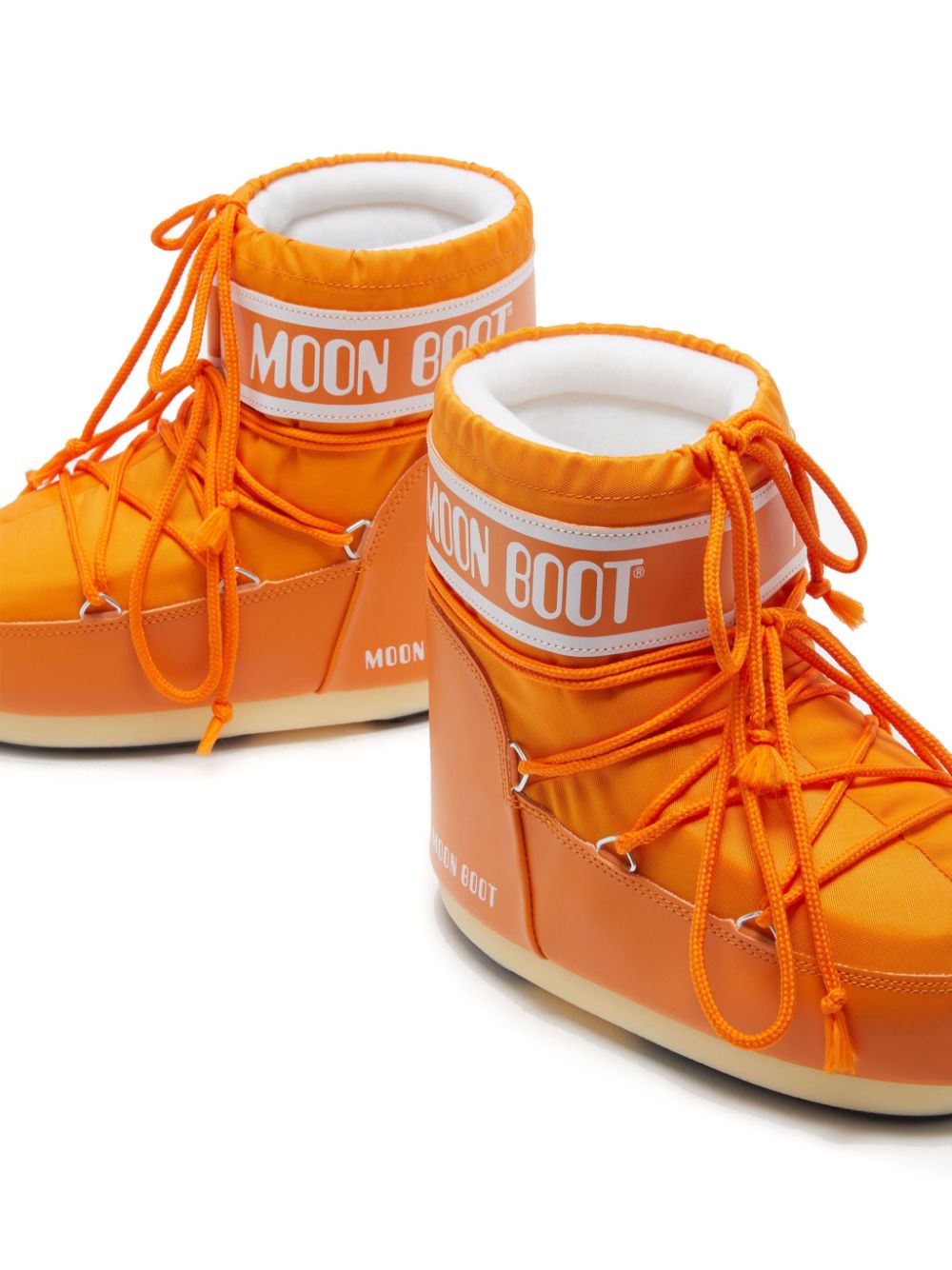 SLEEKEO Moon Boot Orange Winter Boots image 2