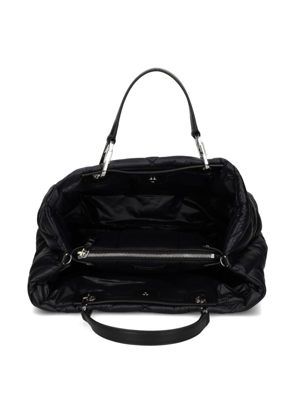 Emporio Armani Black Quilted Shoulder Bag image 1