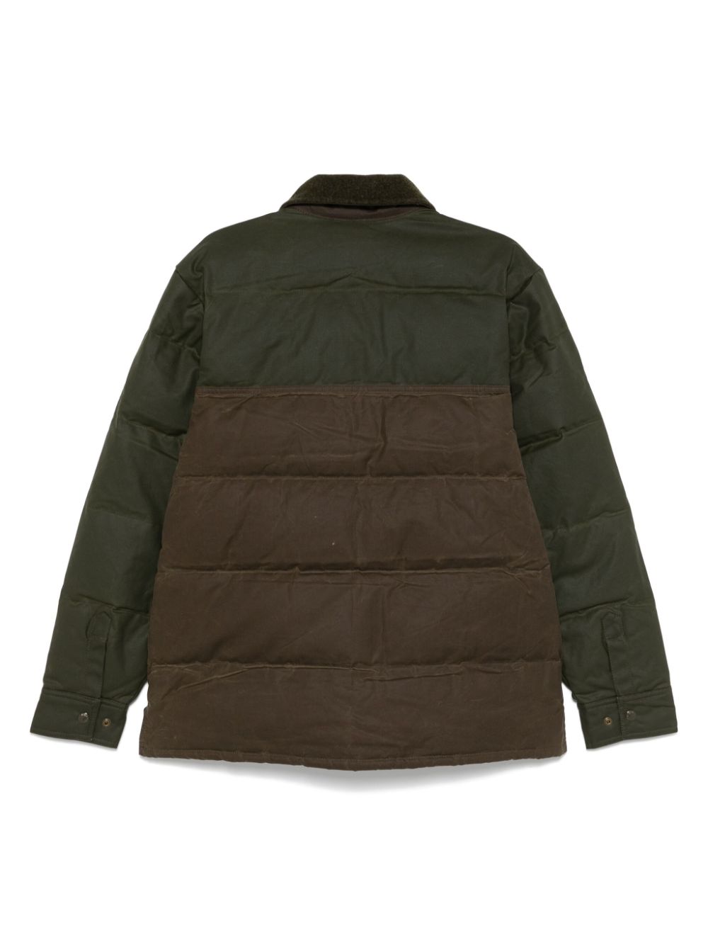 Filson Men's Green Cotton Canvas Down Jacket image 1