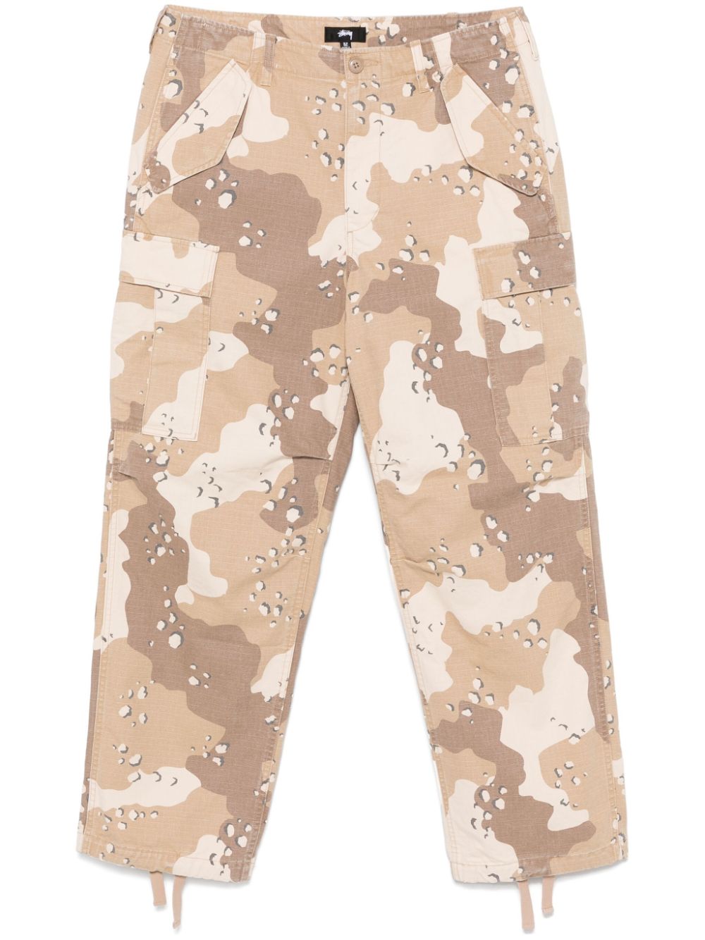 Stussy Brown Ripstop Cargo Trousers image 0