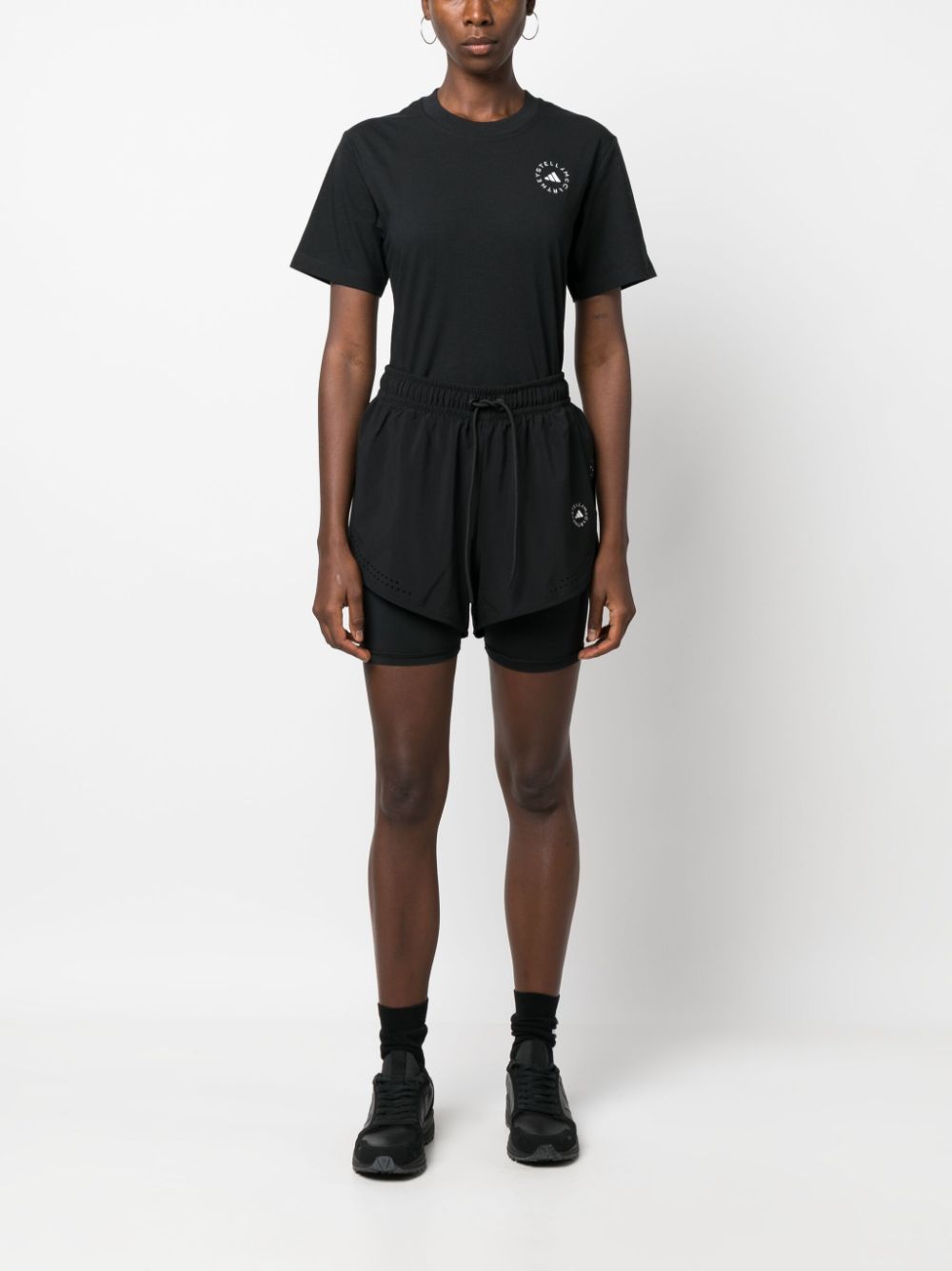 Adidas By Stella McCartney T-shirts and Polos Black image 1