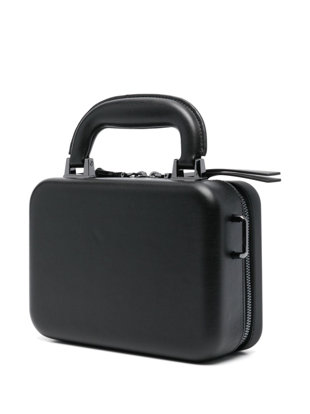 Emporio Armani Black Faux Leather Crossbody Bag image 2