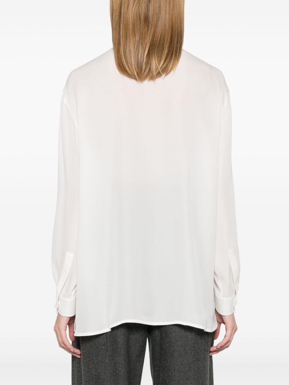 Emporio Armani White Silk Shirt image 1