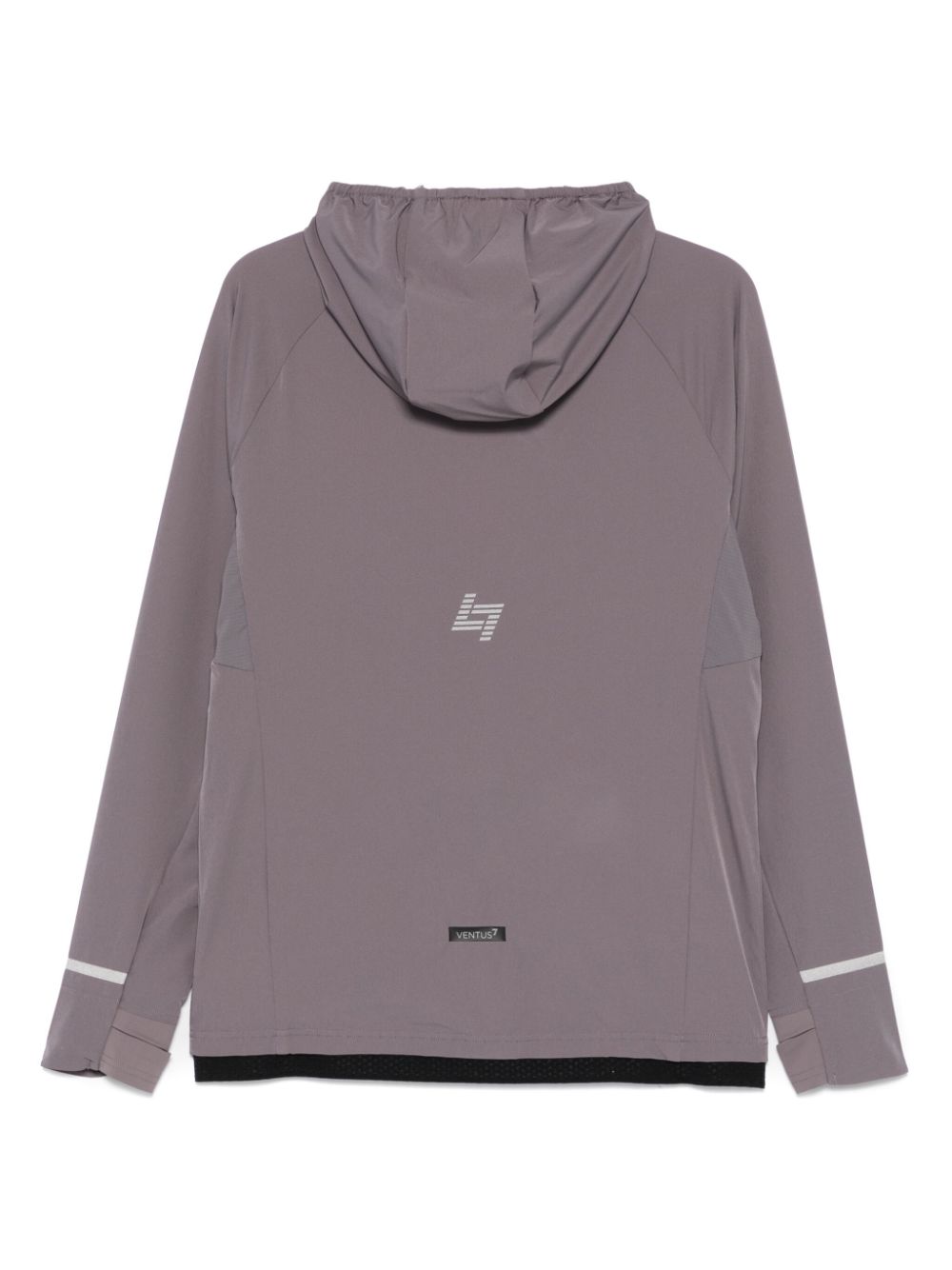 EA7 Men's Grey Ventus7 Technical Jersey with Reflective Detailing image 1