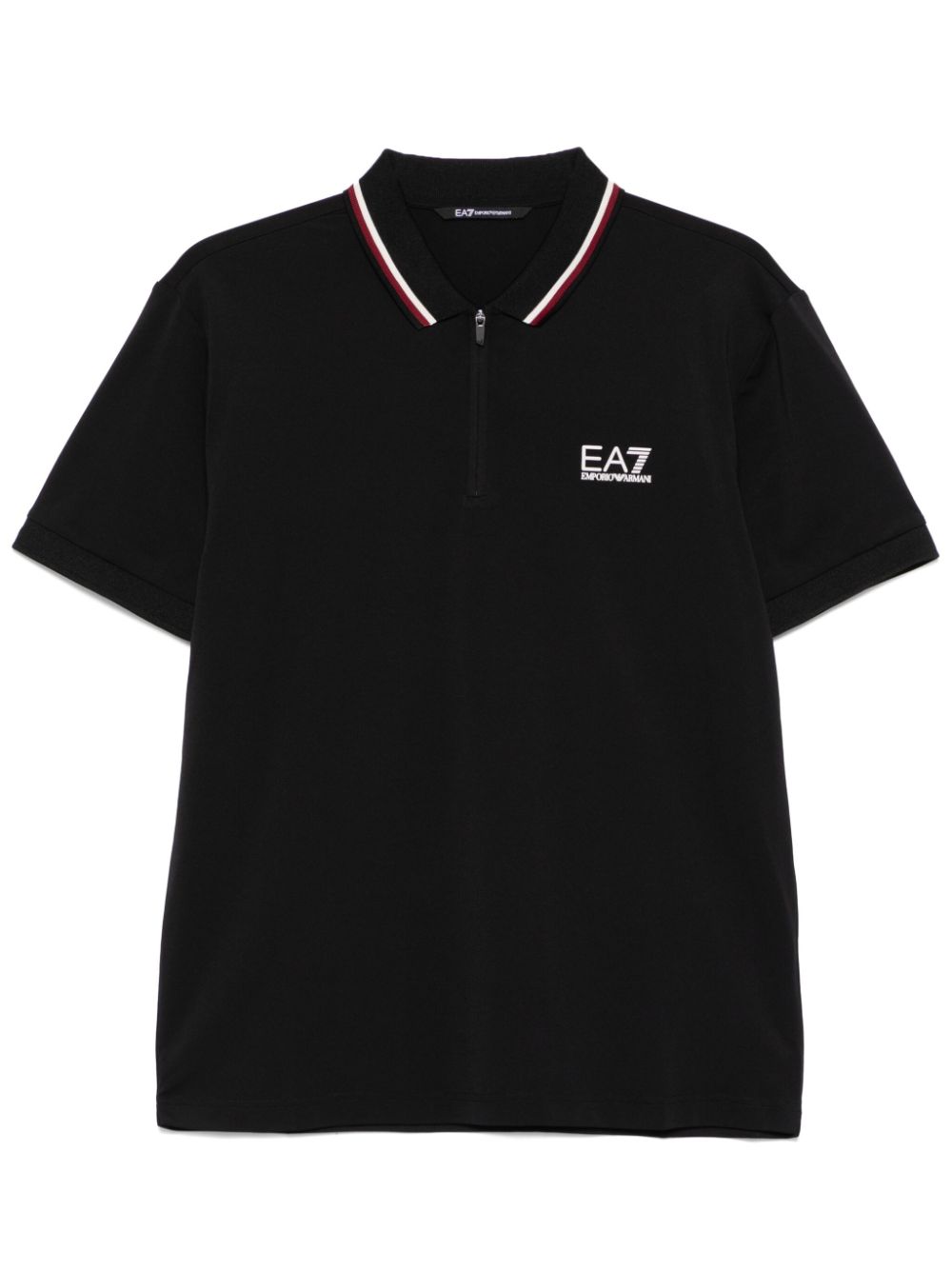 EA7 Men's Black Ventus7 Technical Polo Shirt image 0