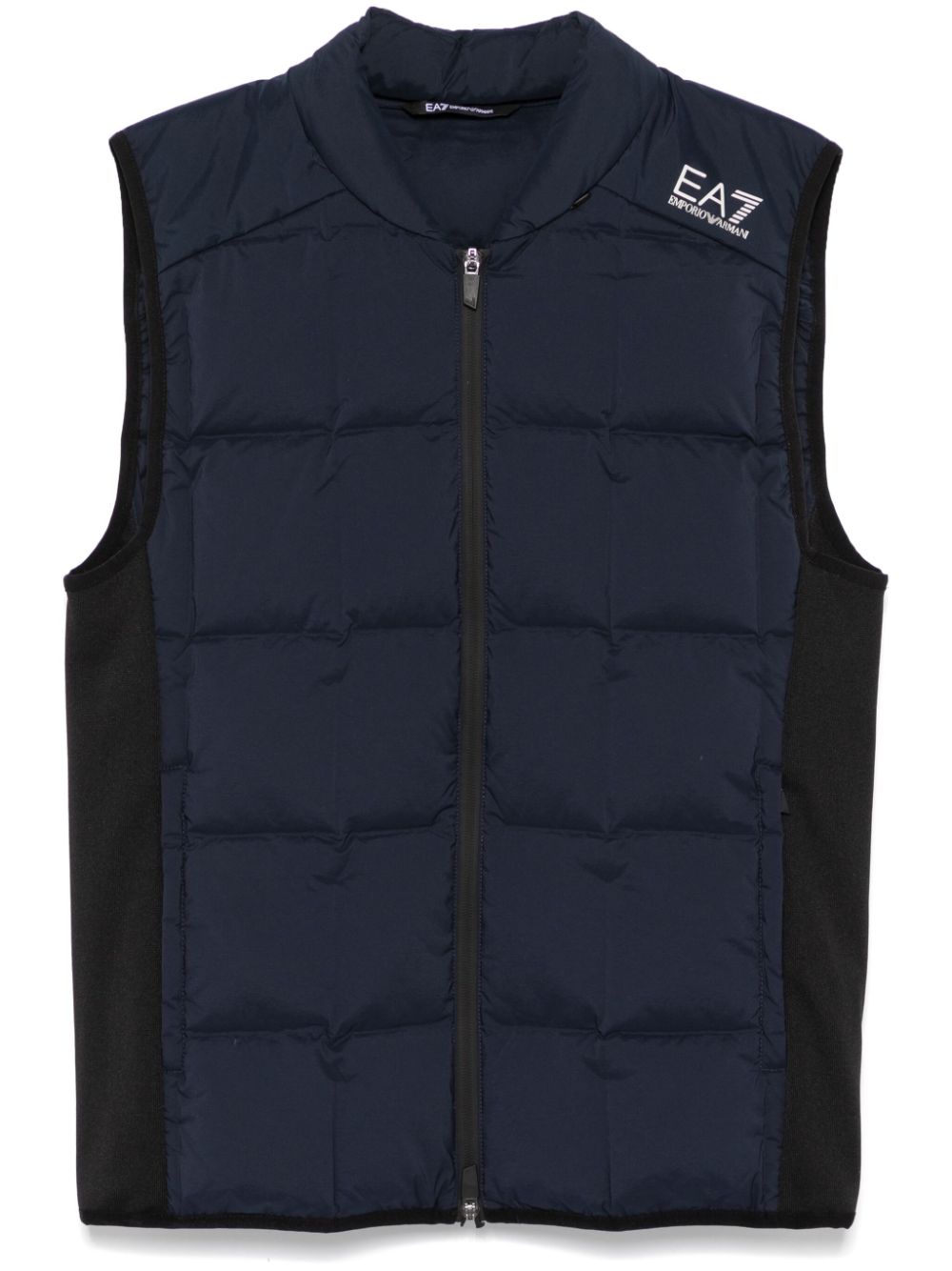 EA7 Blue Ripstop Sleeveless Padded Jacket image 0