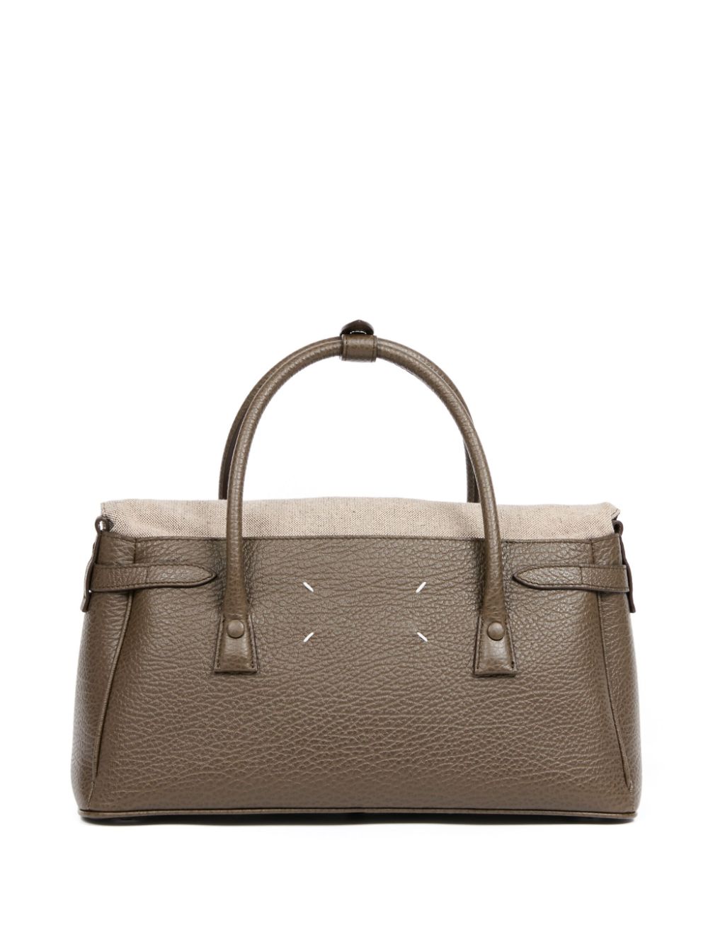 Maison Margiela Beige Calfskin Leather Handbag image 3