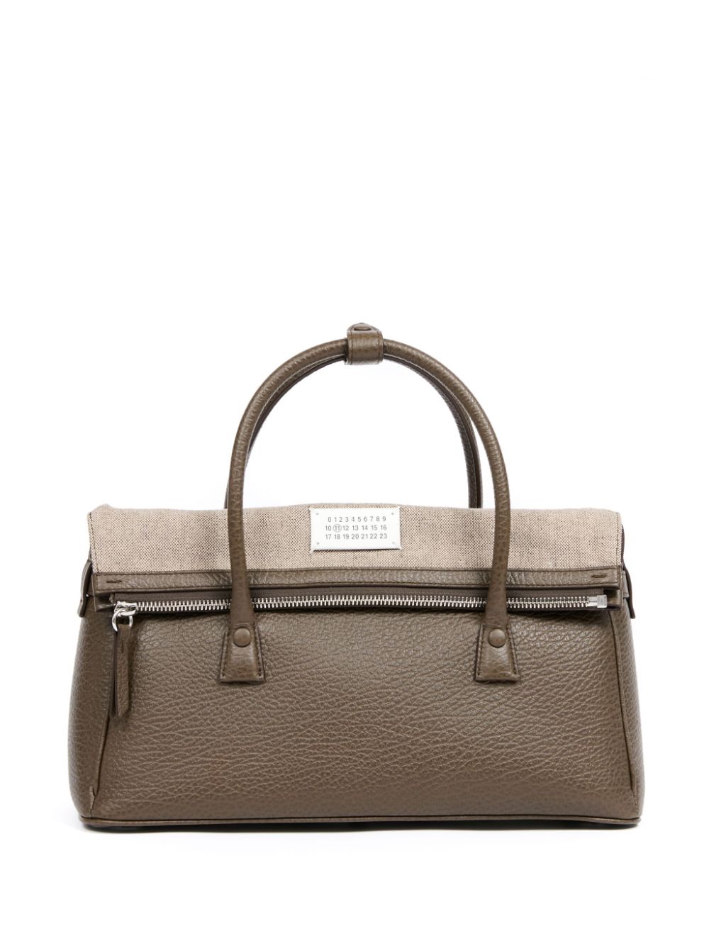 Maison Margiela Beige Calfskin Leather Handbag image 0