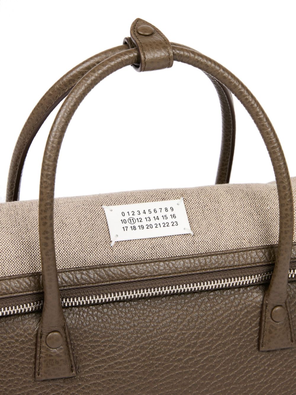 Maison Margiela Beige Calfskin Leather Handbag image 4