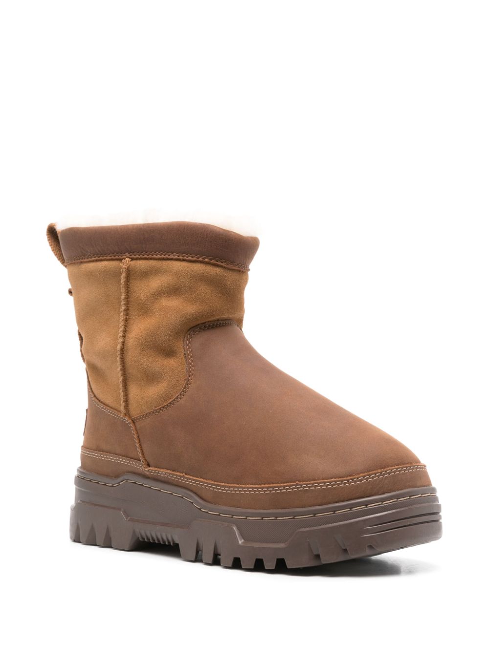 UGG Australia Women's Classic Short Chestnut Brown Suede Boots image 3