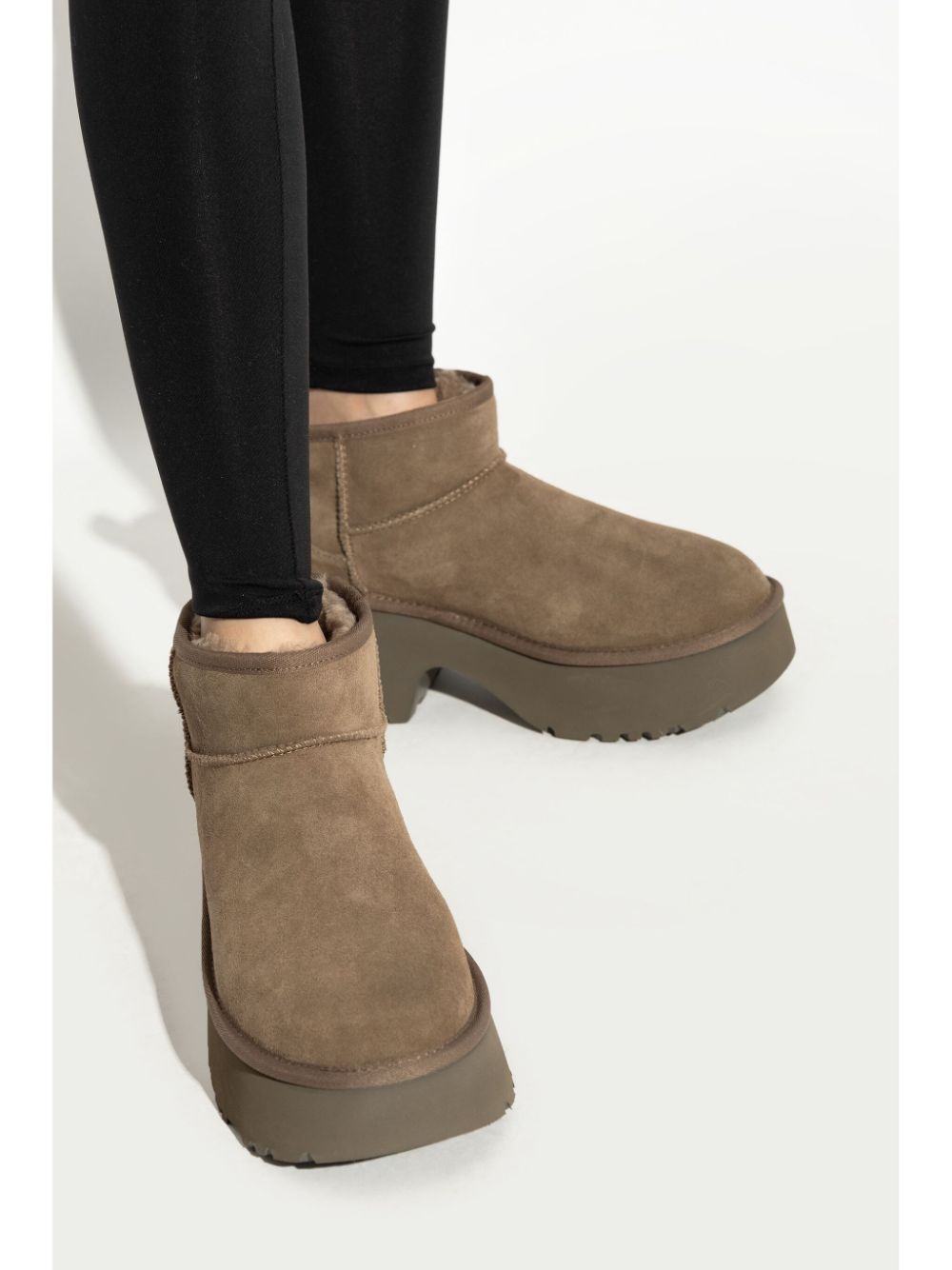 UGG Australia Women's Green Suede Ankle Boots image 5