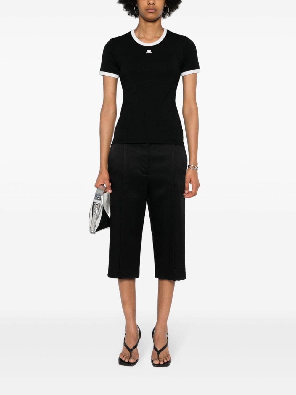 COURREGES PRE T-shirts and Polos Black image 1