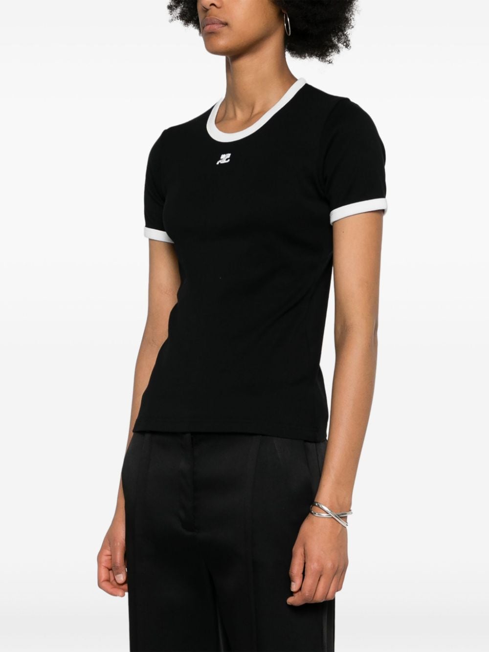 COURREGES PRE T-shirts and Polos Black image 4