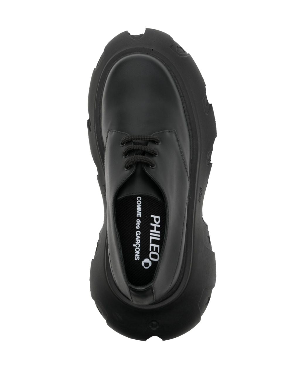 Comme des Garçons x Salomon Black Leather Sneakers image 3