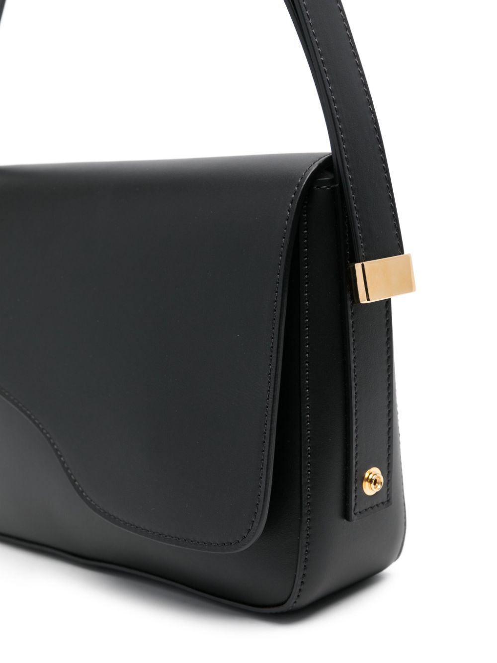 ATP Atelier Our Bags Foldover Top Handle Bag - Black image 1