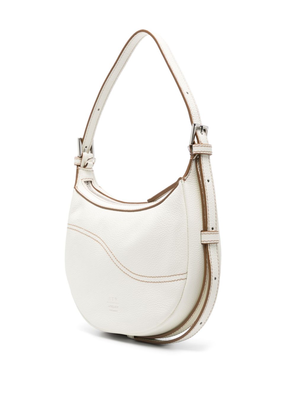 ATP Atelier Our Bags White Leather Shoulder Bag image 1