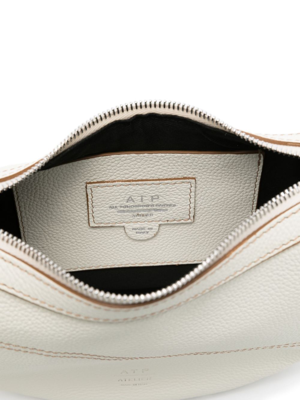 ATP Atelier Our Bags White Leather Shoulder Bag image 2