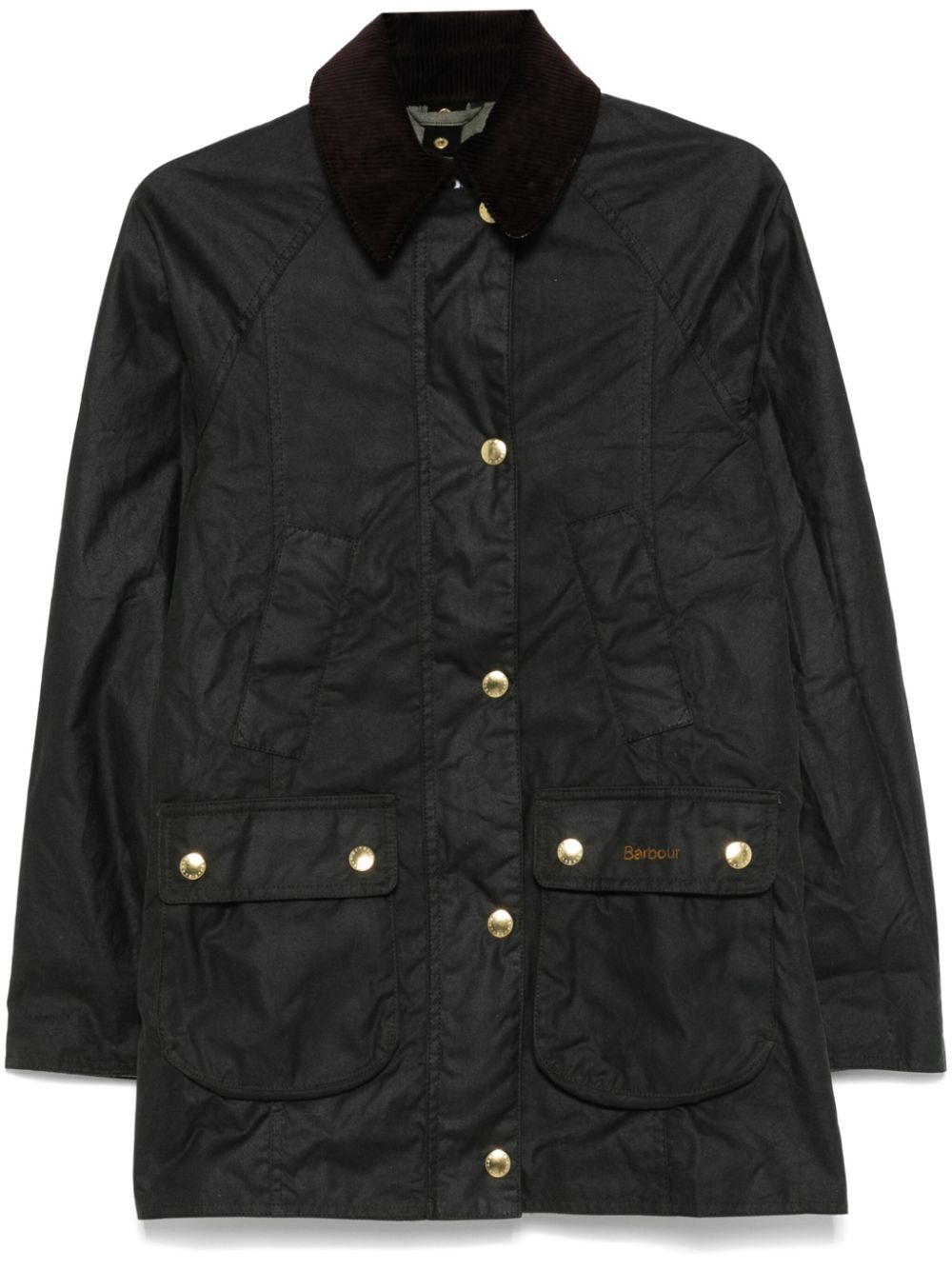 Barbour Green Waxed Cotton Jacket image 0