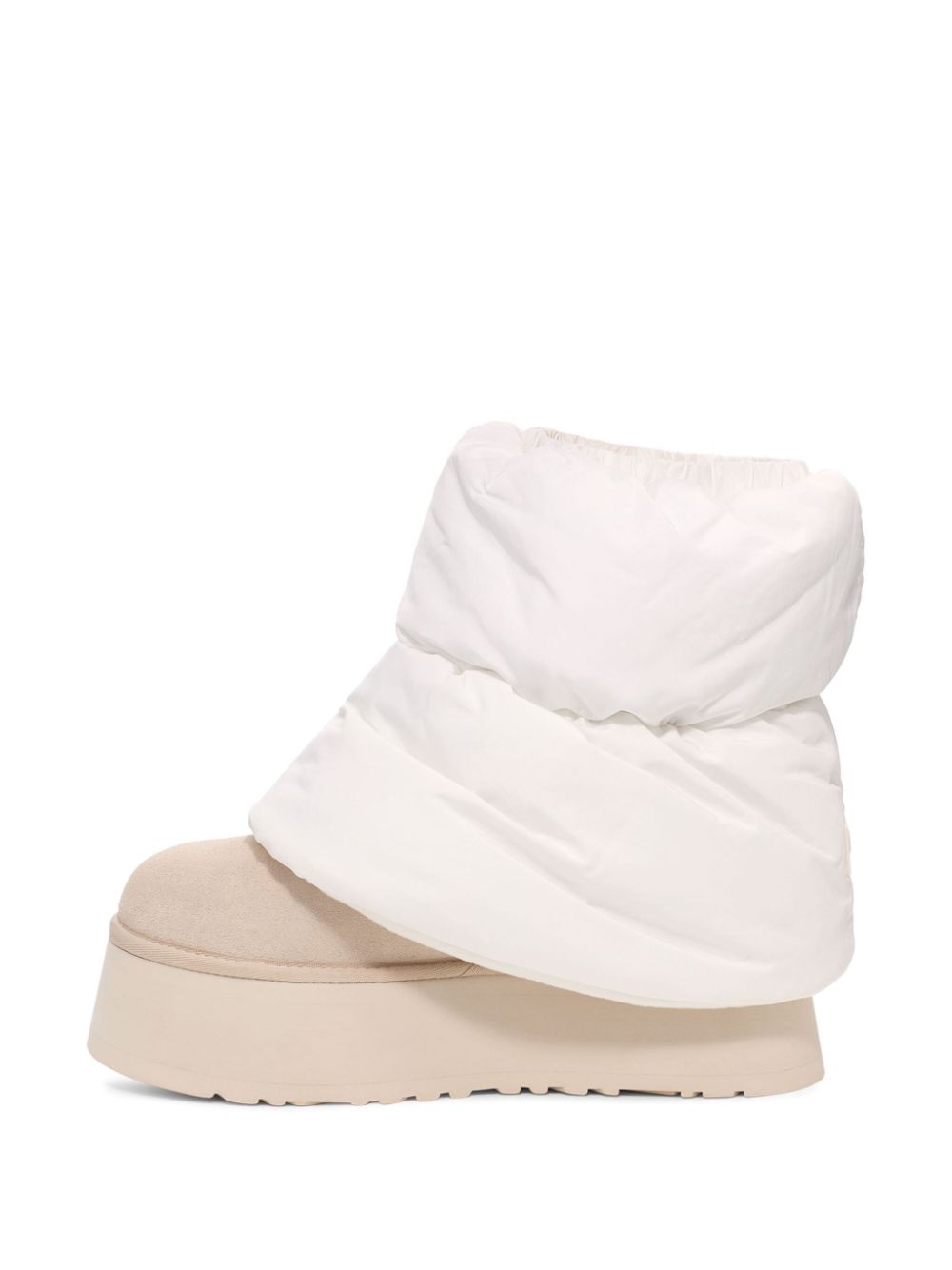 UGG Australia Classic Mini Platform Boots in White image 3