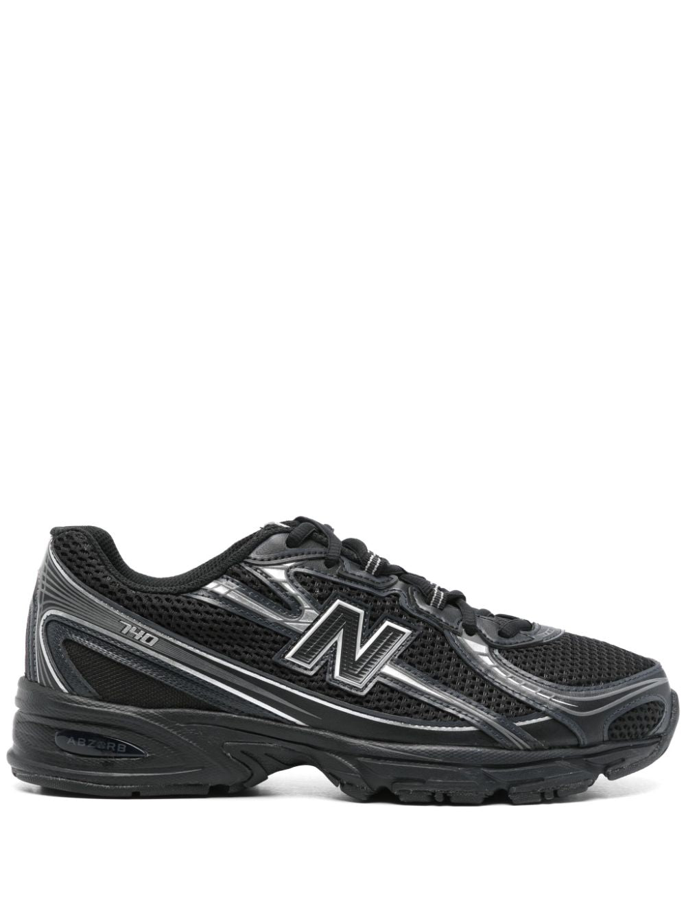 New Balance Black Mesh Sneakers for Men image 0