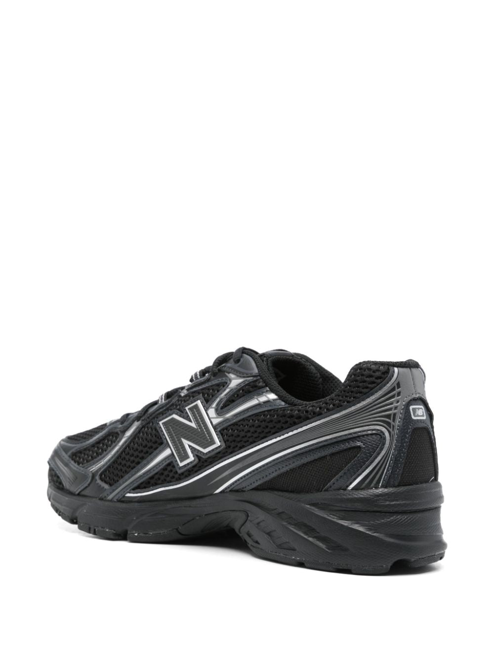 New Balance Black Mesh Sneakers for Men image 1