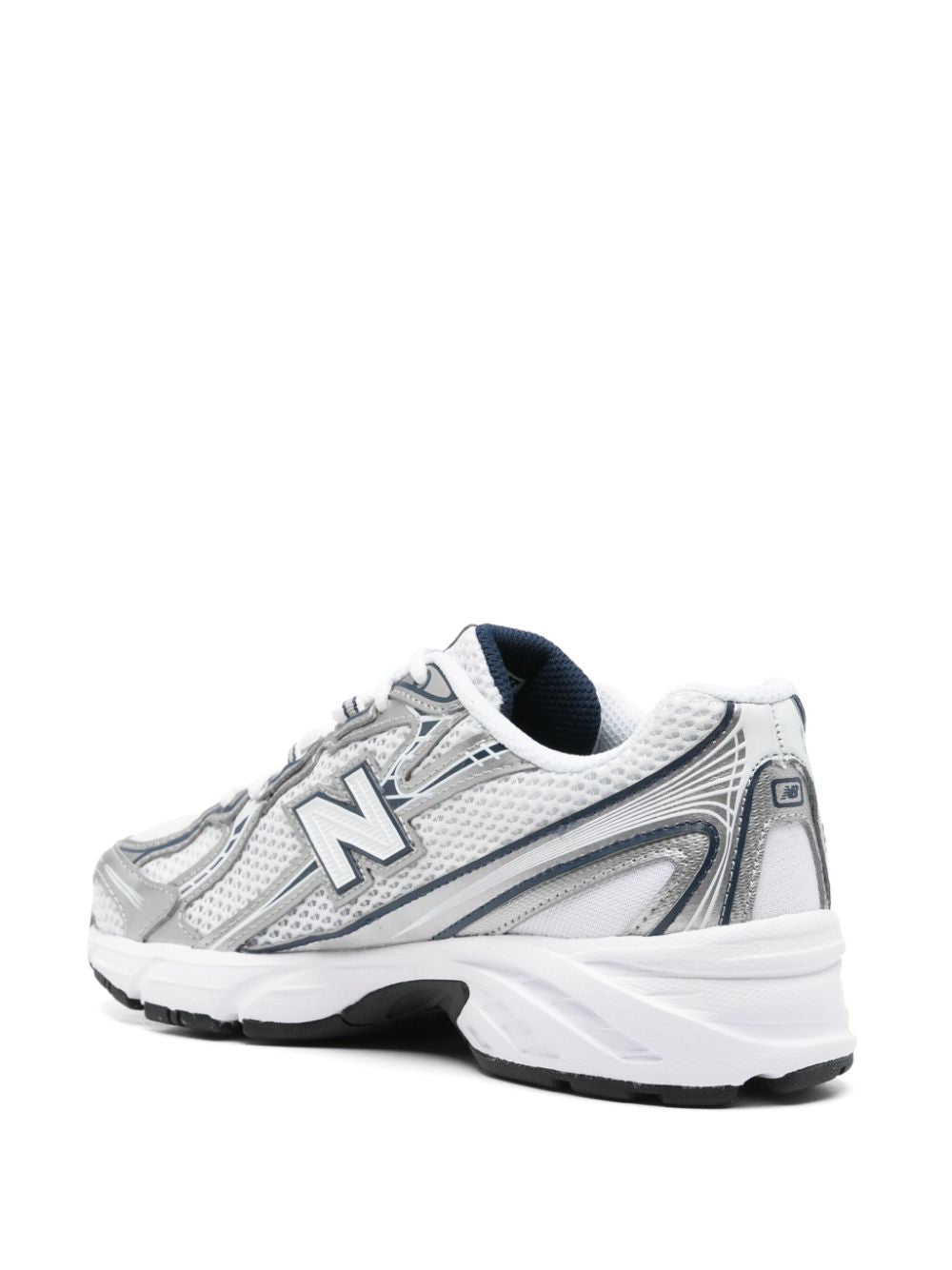 New Balance Classic White Mesh Sneakers for Men image 1