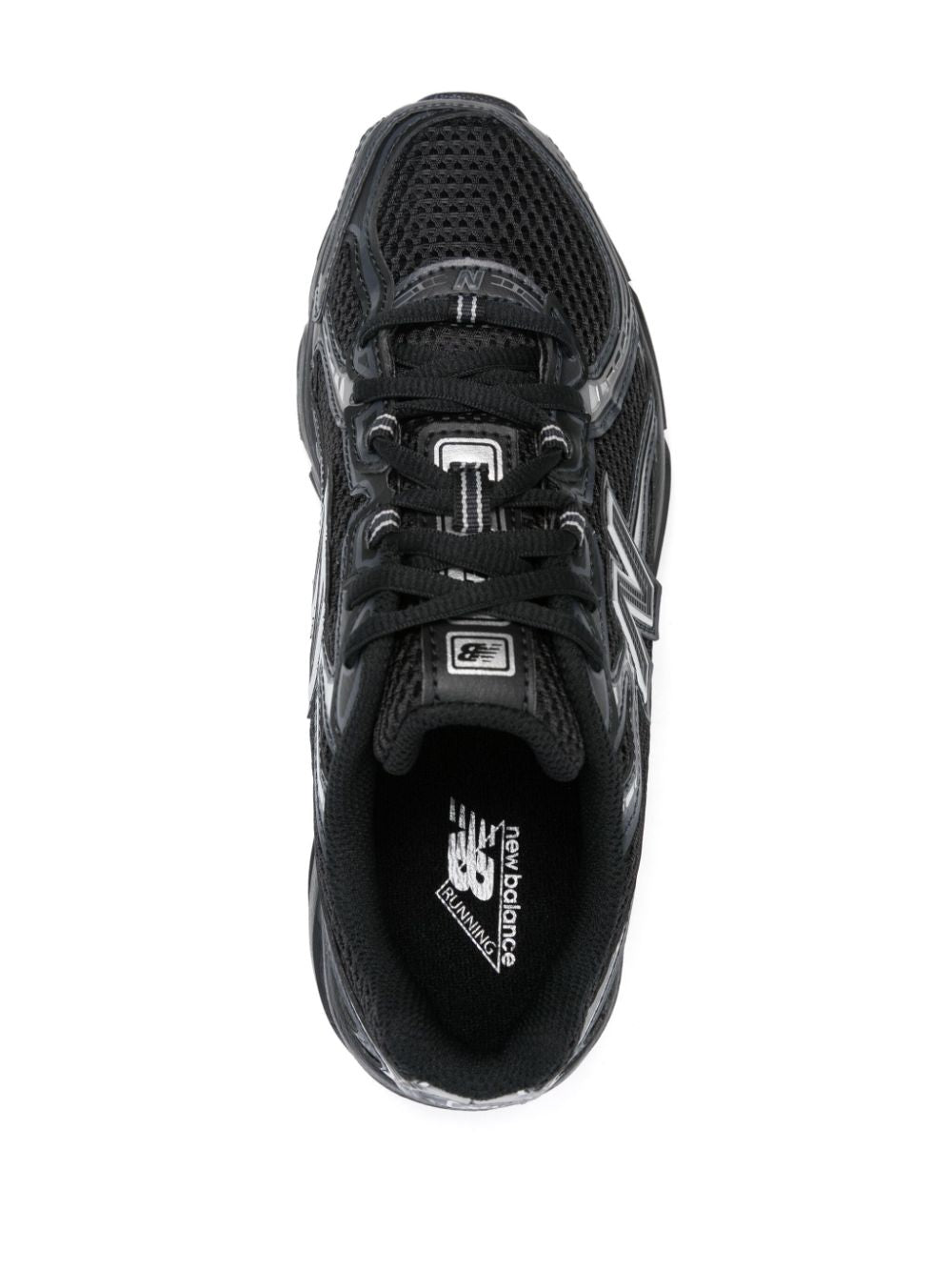 New Balance Men's Black Mesh Sneakers image 2