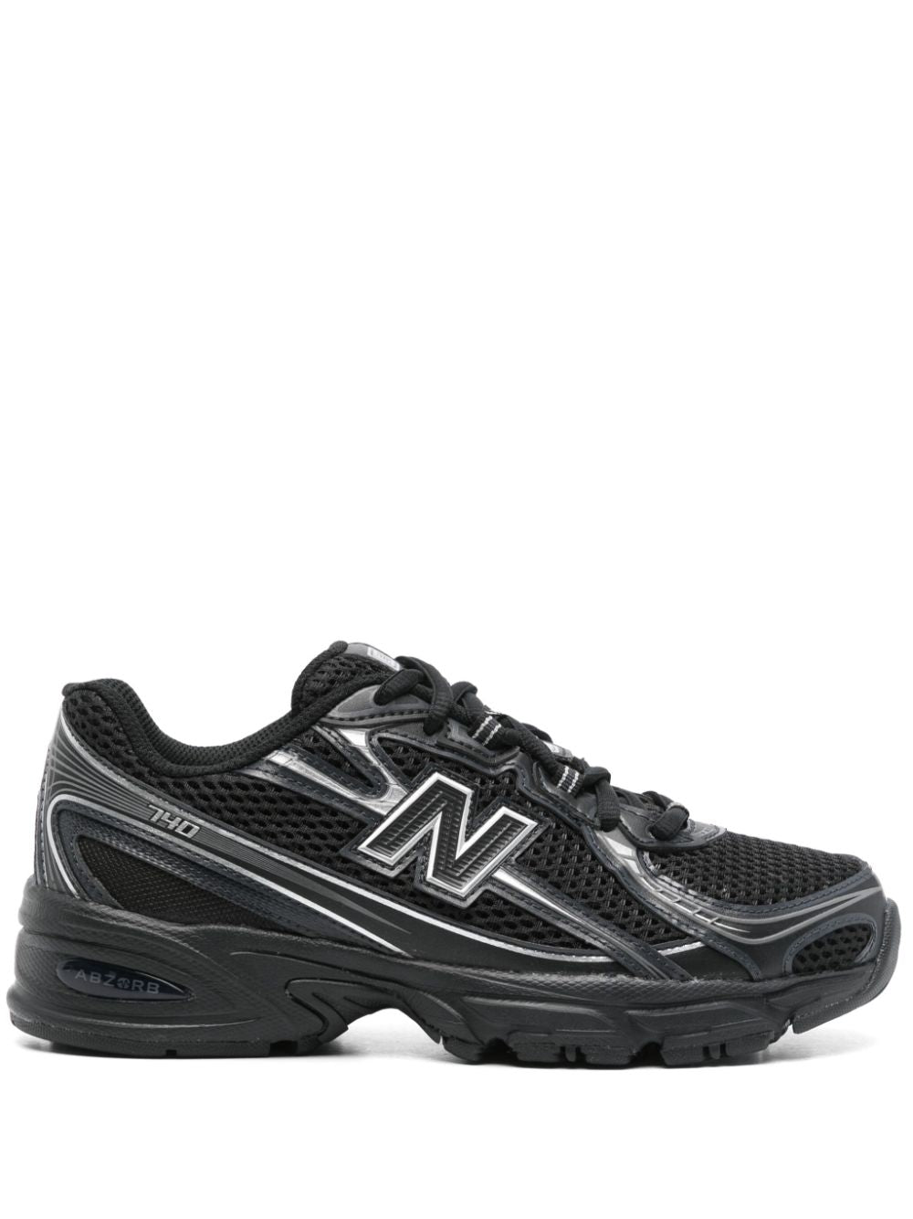 New Balance Men's Black Mesh Sneakers image 0