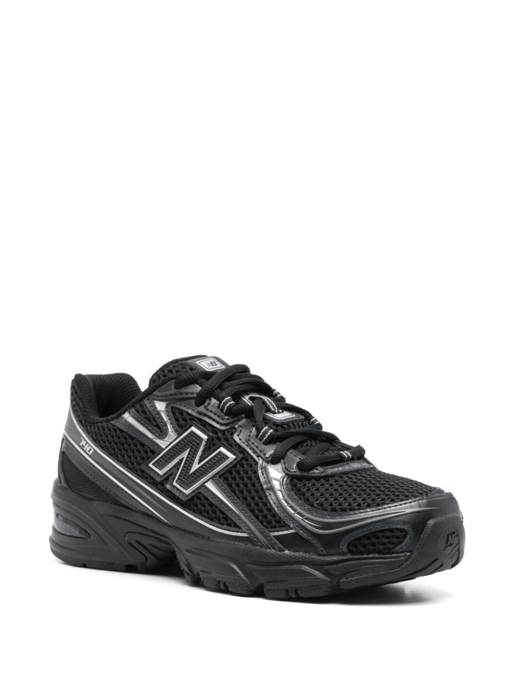 New Balance Men's Black Mesh Sneakers image 3