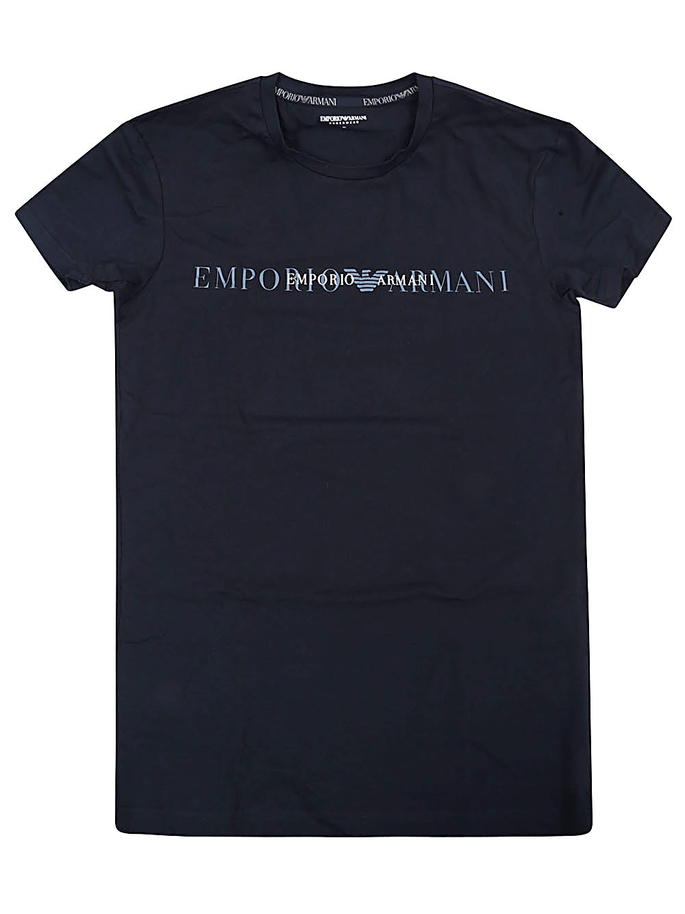 Emporio Armani Men's Blue Cotton T-Shirt image 0