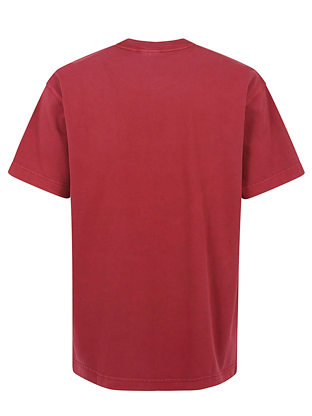 CARHARTT WIP Men's Red Crew Neck T-Shirt image 1