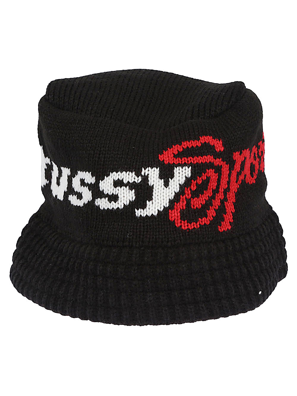 Stussy Black Hat with Red and White Logo image 0