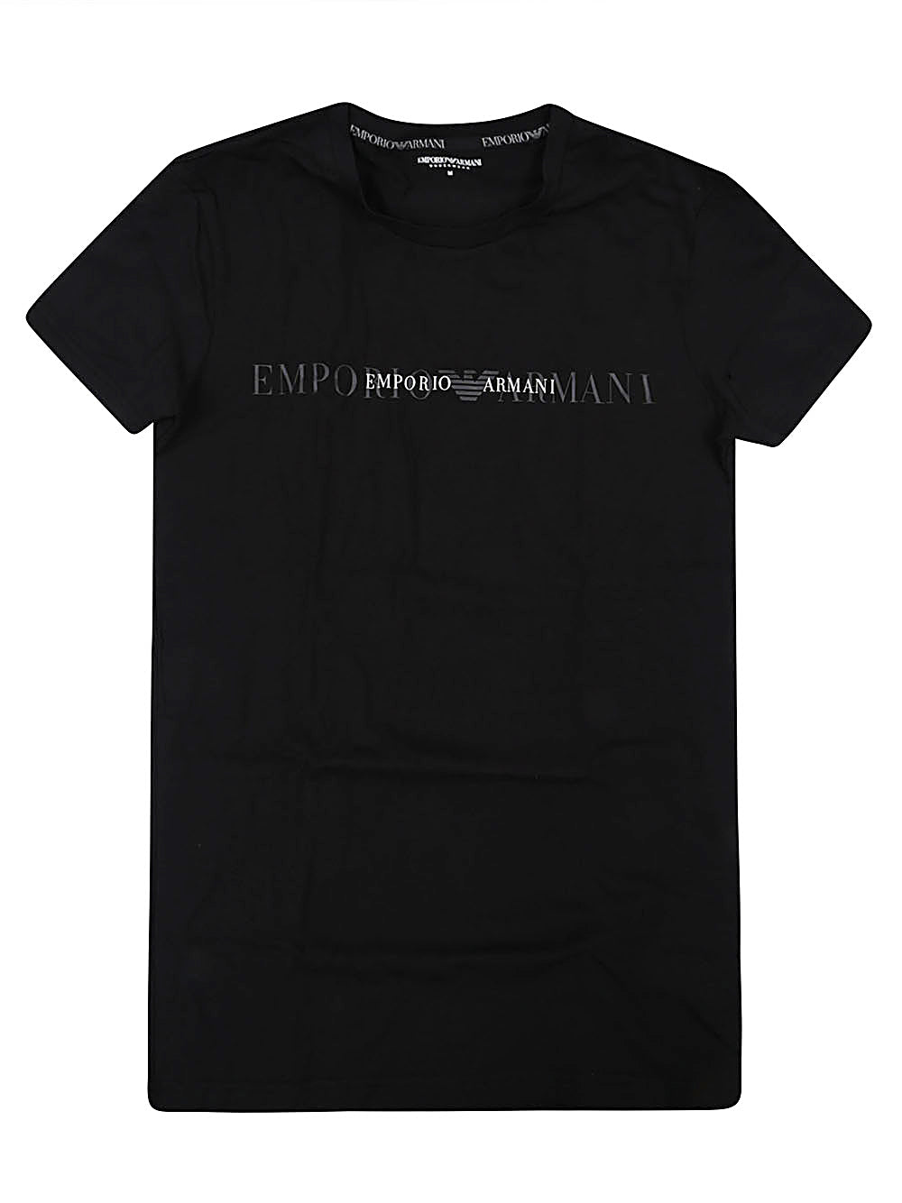 Emporio Armani Men's Black Cotton T-Shirt image 0