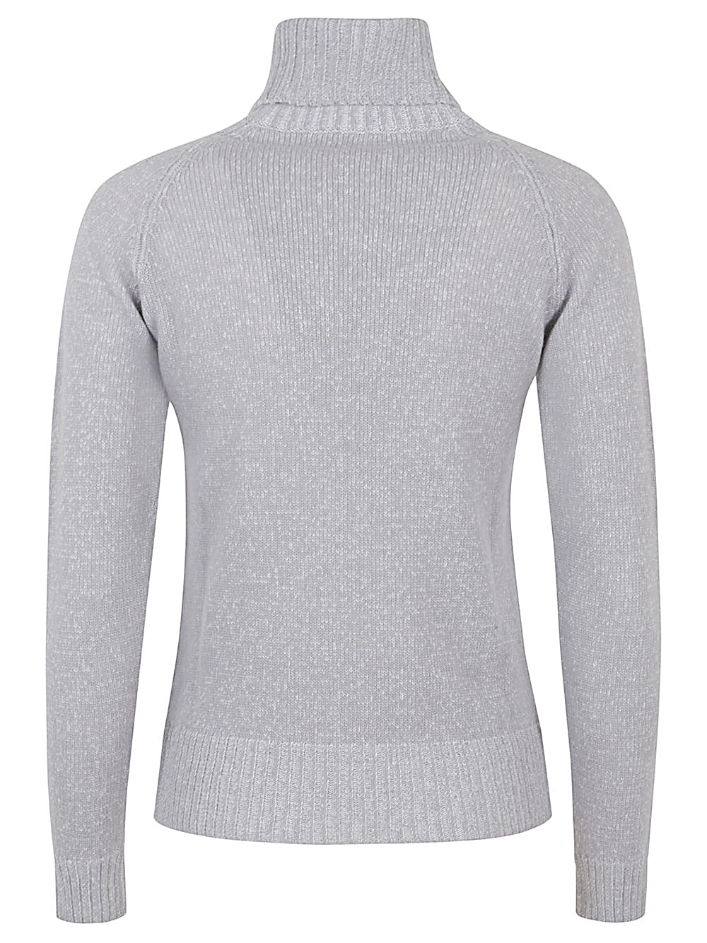 Women's Grey Wool High Neck Sweater image 1