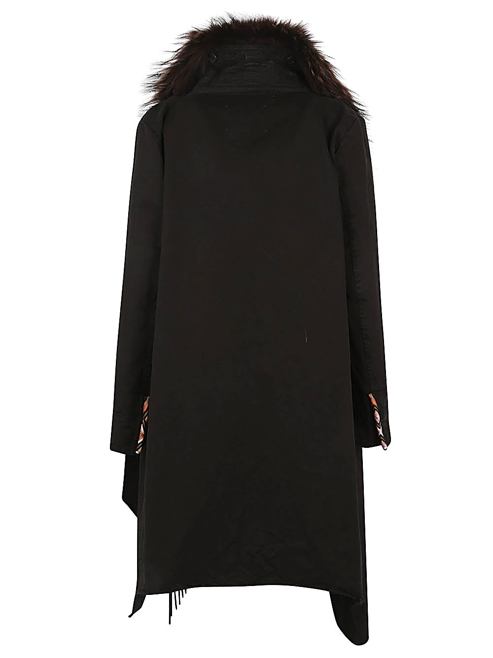 Bazar Deluxe Black Parka Coat image 1