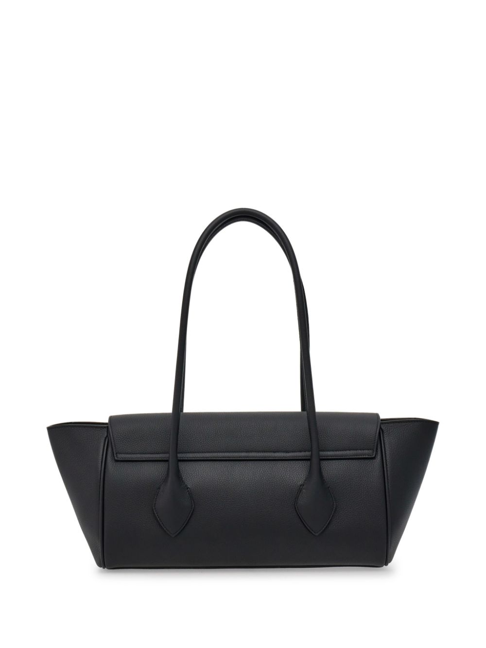 Salvatore Ferragamo Black Calf Leather Top Handle Bag image 5