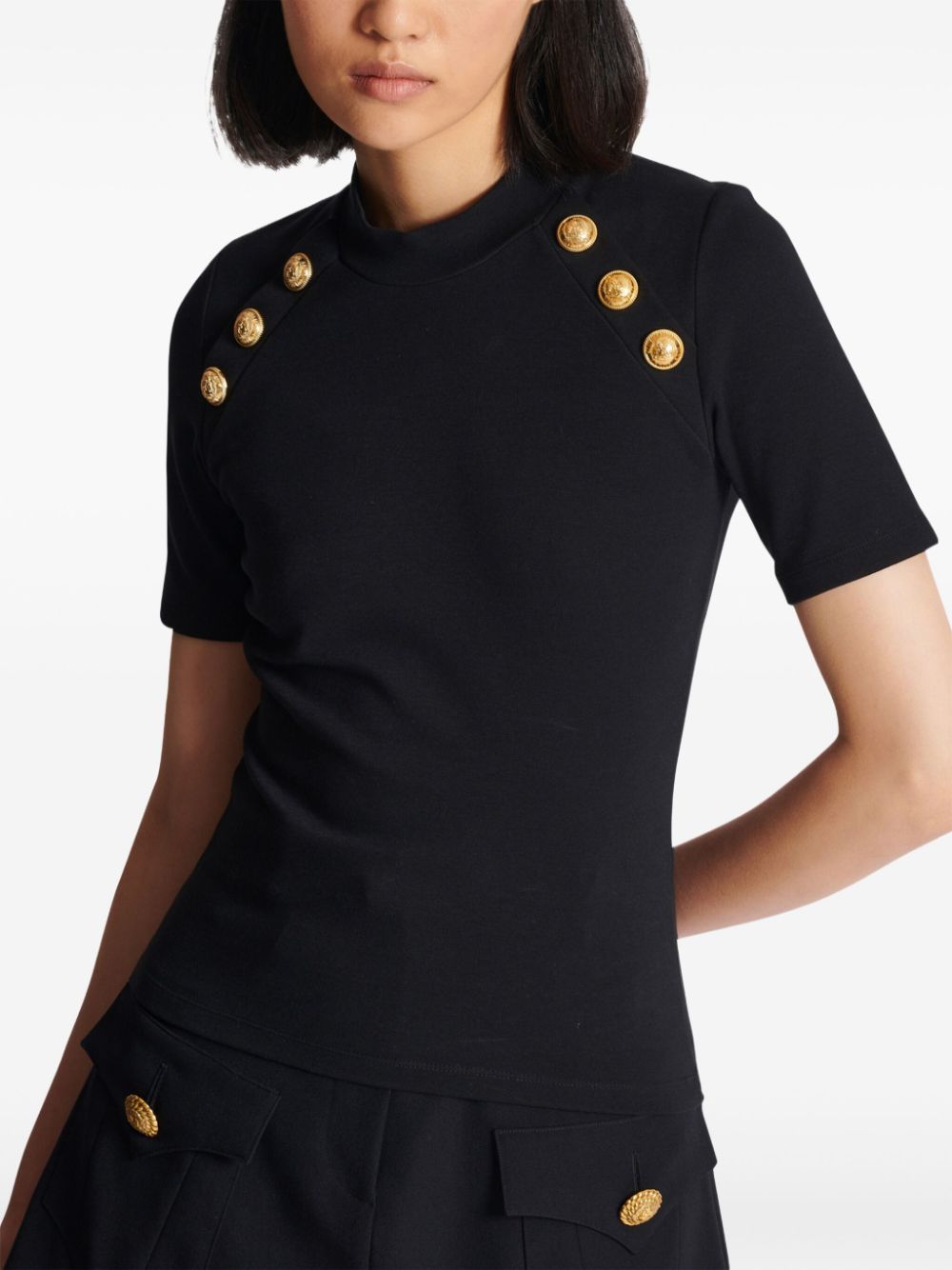 Balmain T-shirts and Polos Black image 3