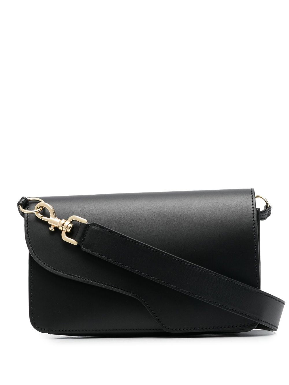 ATP Atelier Assisi Leather Crossbody Bag - Black image 0