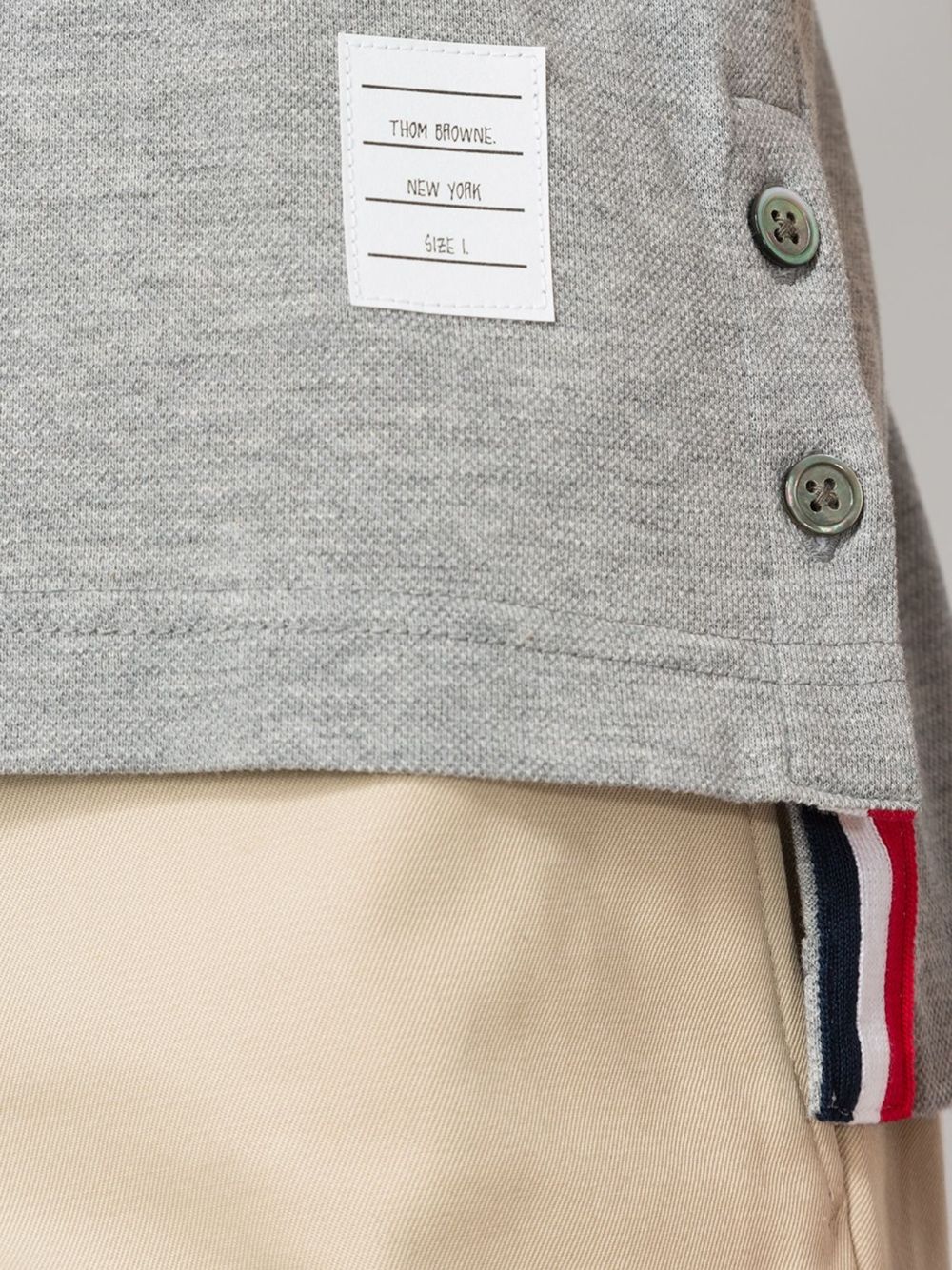 Thom Browne T-shirts and Polos Light Grey image 1