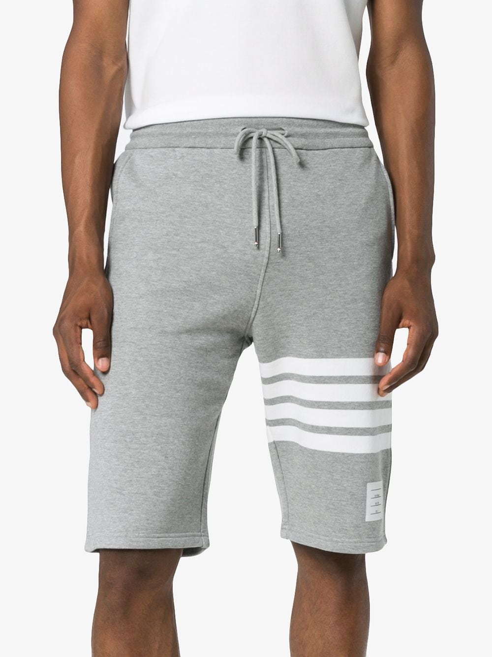 Thom Browne Shorts Light Grey image 3