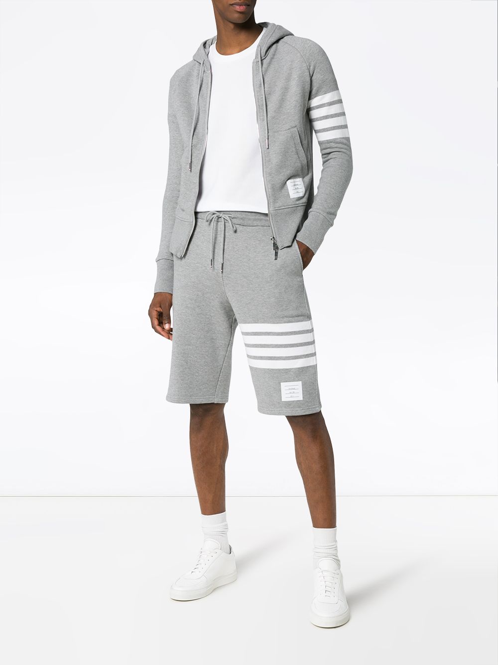 Thom Browne Shorts Light Grey image 4