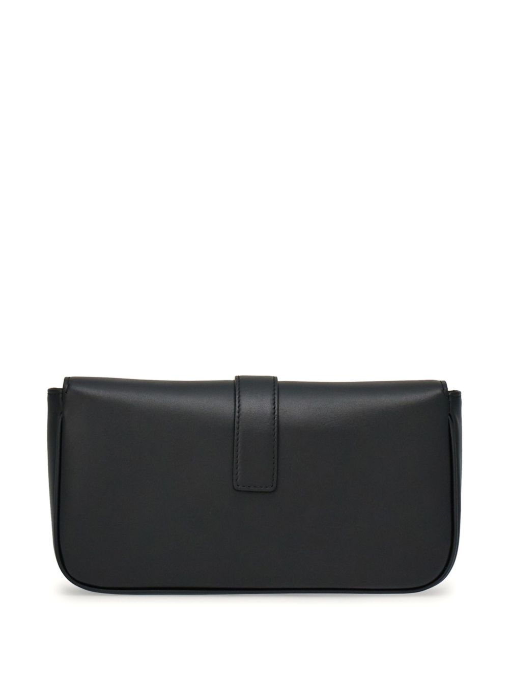 Salvatore Ferragamo Black Calfskin Gancini Shoulder Bag image 4