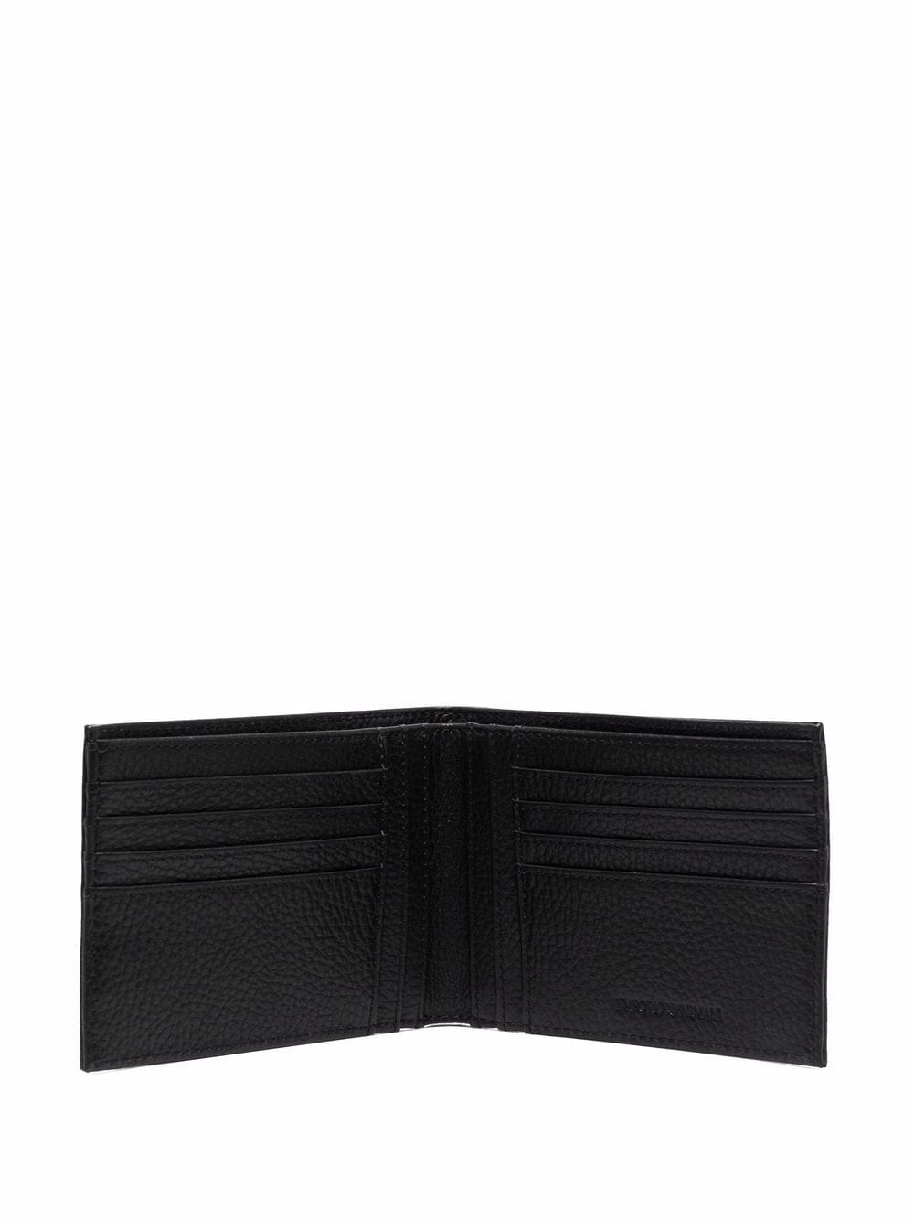 Emporio Armani Men's Black Leather Wallet image 1