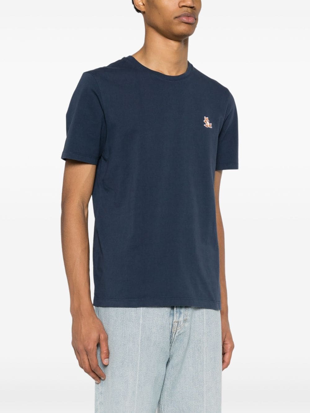 MAISON KITSUNE' T-shirts and Polos Blue image 1