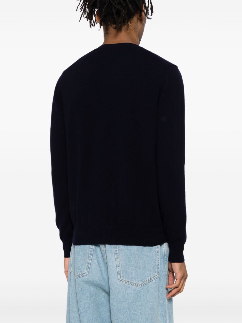 Comme des Garcons Blue Wool Sweater image 3