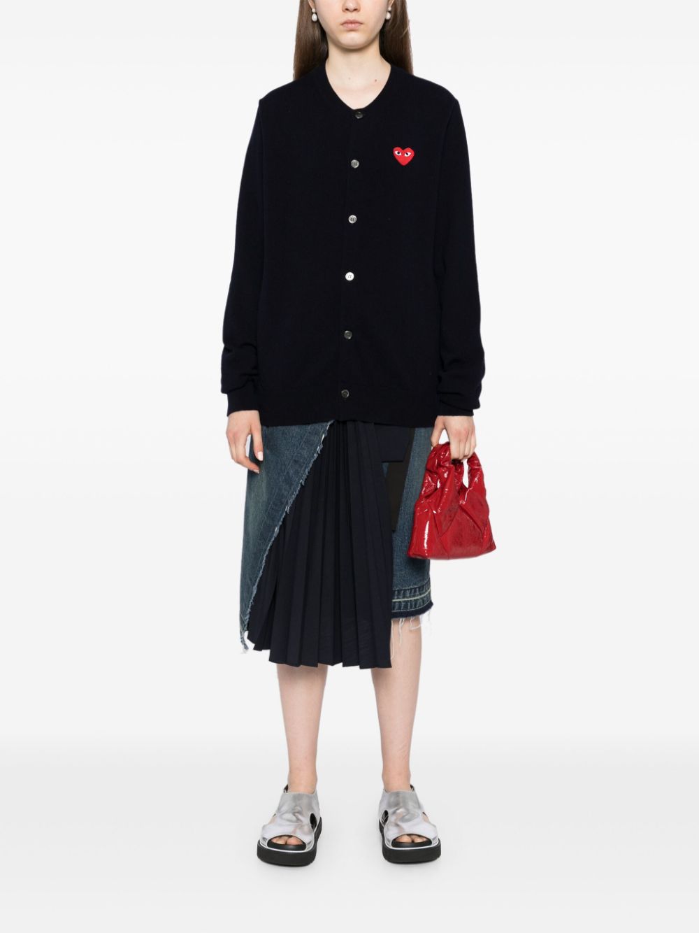 Comme des Garcons Blue Wool Sweater image 5