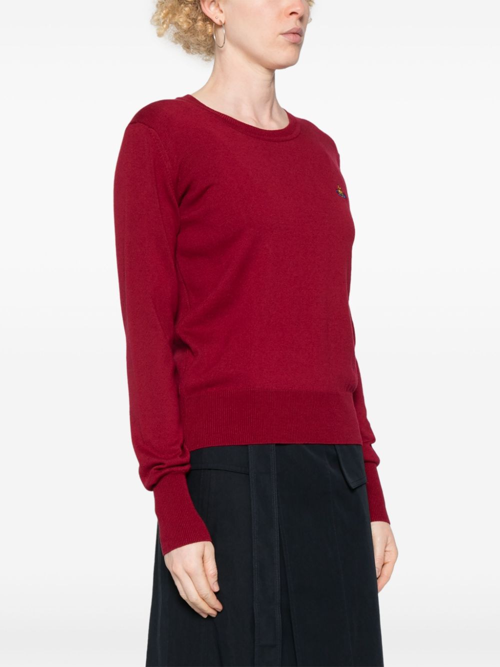 Vivienne Westwood Organic Cotton Blend Sweater - Bordeaux image 3