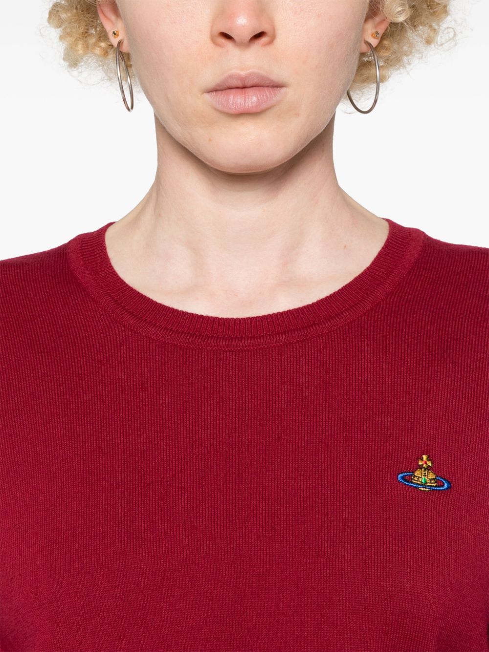 Vivienne Westwood Organic Cotton Blend Sweater - Bordeaux image 4