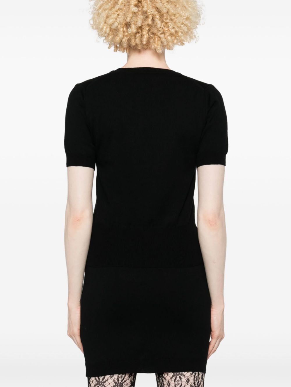 Vivienne Westwood Black Cotton-Cashmere Blend Sweater image 4