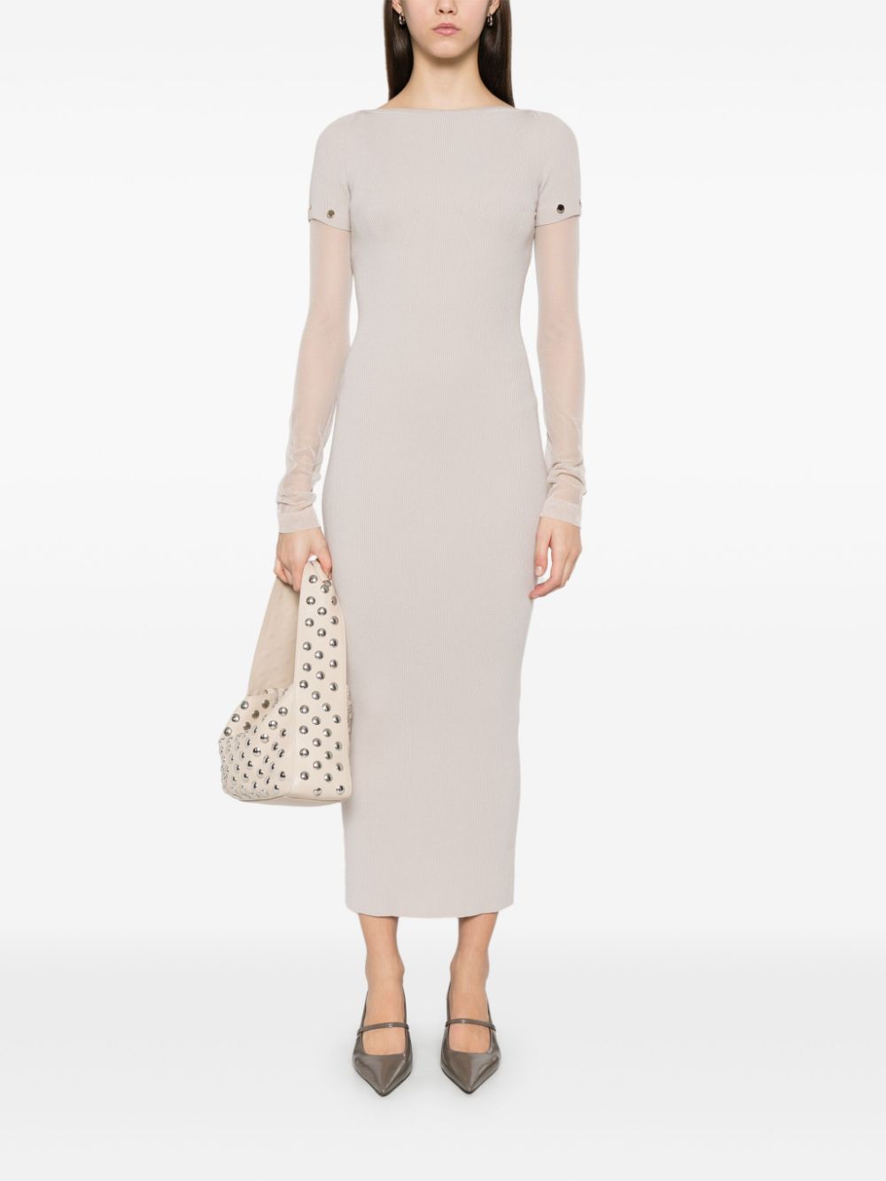 SPORTMAX PRE Dresses Dove Grey image 4